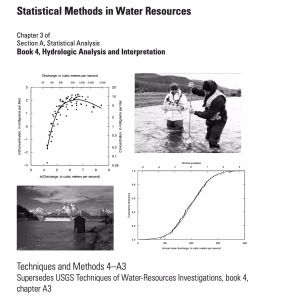 Statistical Methods in Water Resources